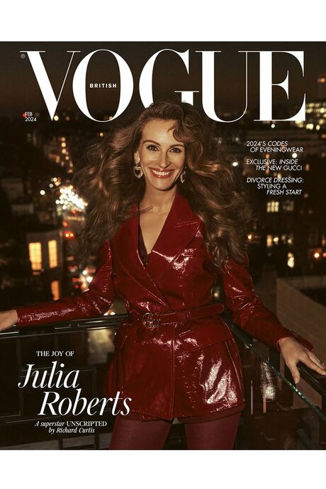 Julia Roberts on Vogue front page